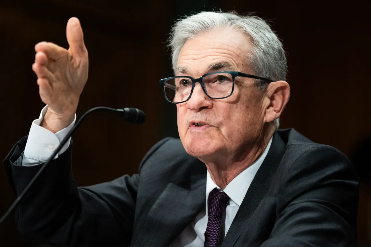  Federal Reserve Chairman Jerome Powell testifies during the Senate Banking, Housing and Urban Affairs Committee hearing in Dirksen building on Wednesday, June 25, 2025. 