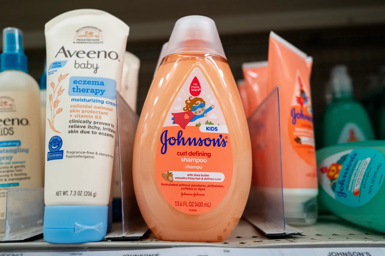 Kenvue personal care products are displayed for sale on shelves at a Target store on October 14, 2024 in Austin, Texas. 