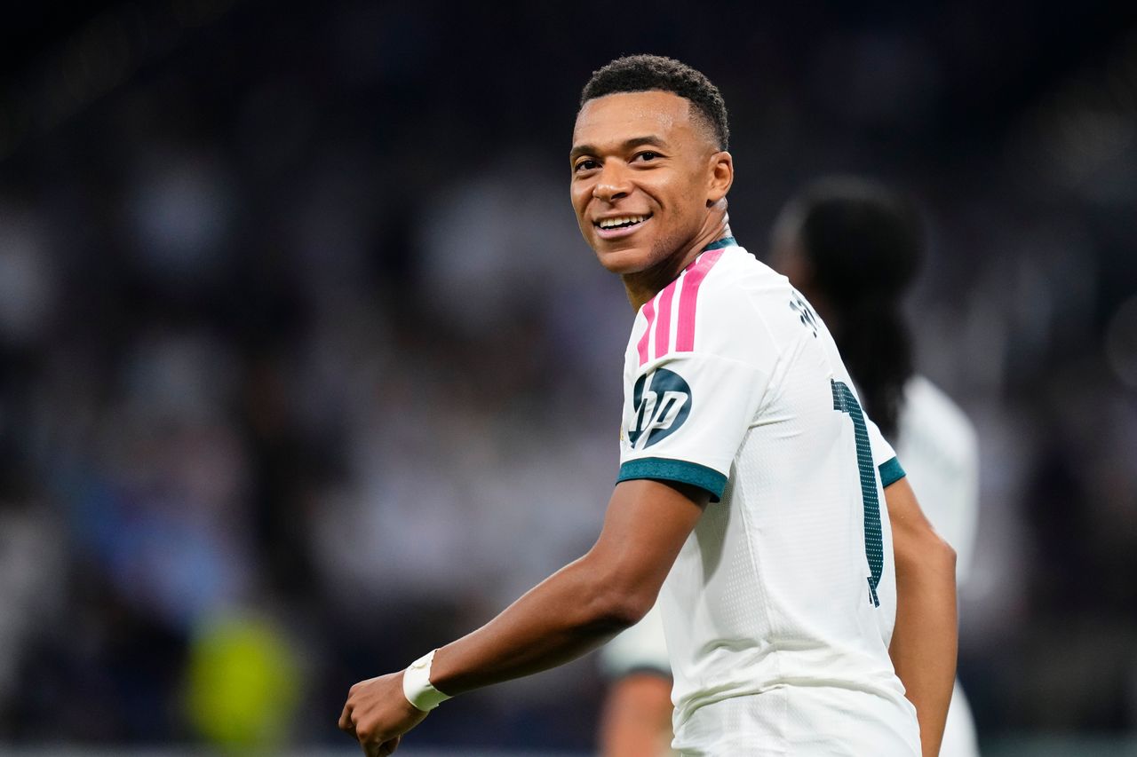 Kylian Mbappe during a LaLiga EA Sports 2026/27 match on September 12, 2026. (Photo by Jose Breton/Pics Action/NurPhoto via Getty Images)