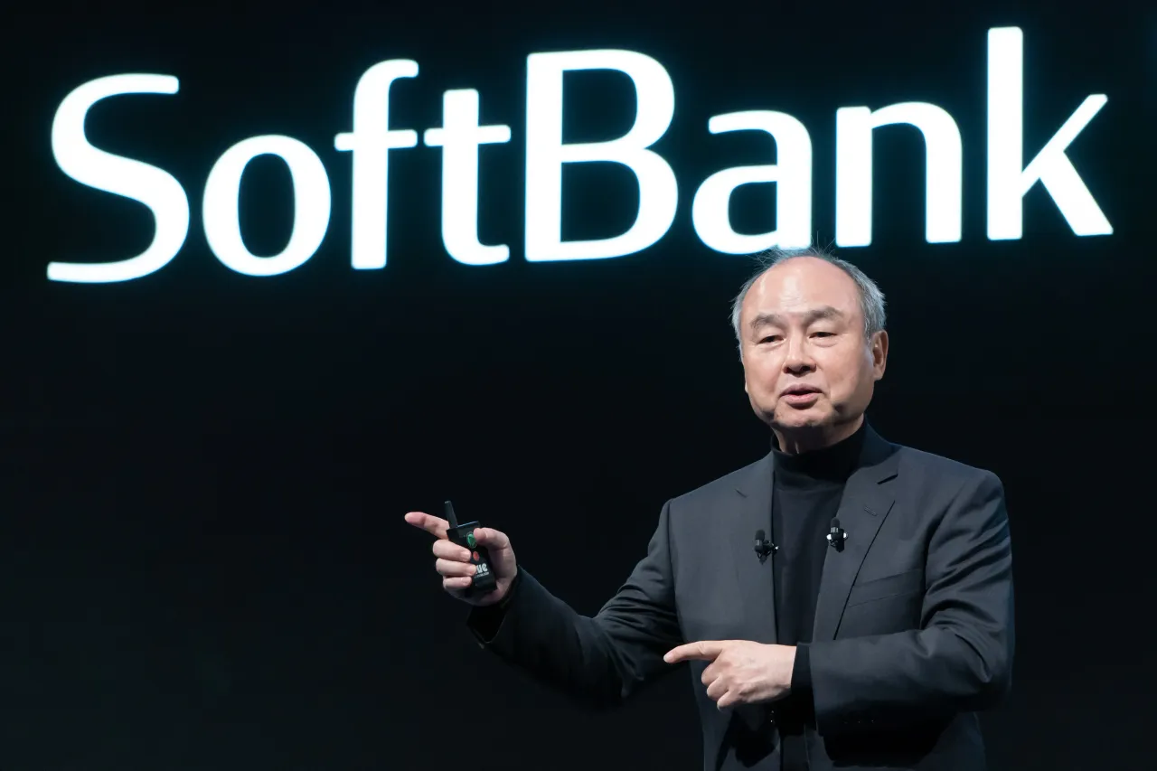 : SoftBank Group CEO Masayoshi Son speaks during the SoftBank World 2024 on October 03, 2024 in Tokyo, Japan.
