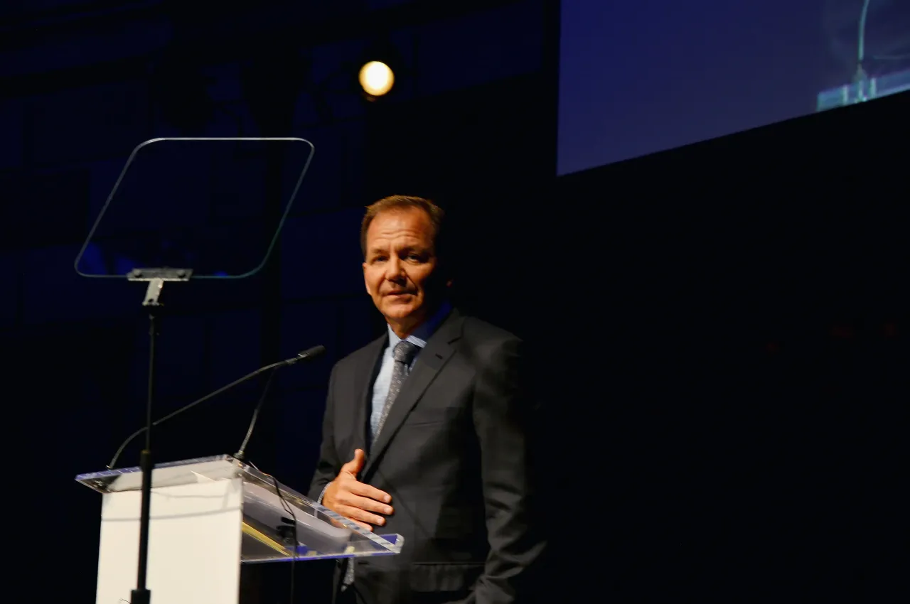  Paul Tudor Jones speaks at the National Audubon Society Gala on March 1, 2017 at Gotham Hall in New York City. 
