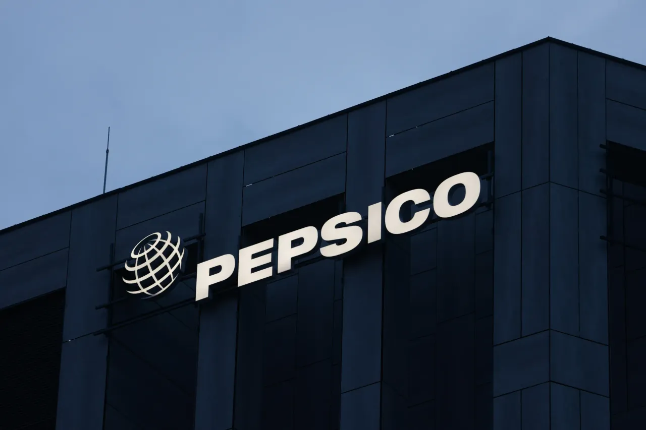 Pepsico logo is seen at the office building in Krakow, Poland on February 22, 2024.