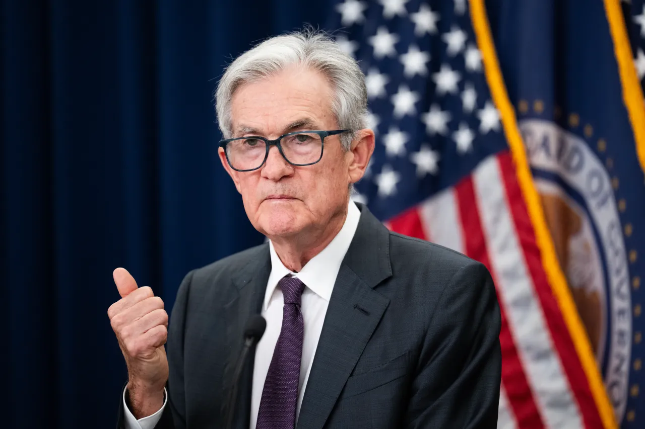 Federal Reserve Chairman Jerome Powell conducts a news conference after a meeting of the Federal Open Market Committee on Wednesday, July 30, 2025.