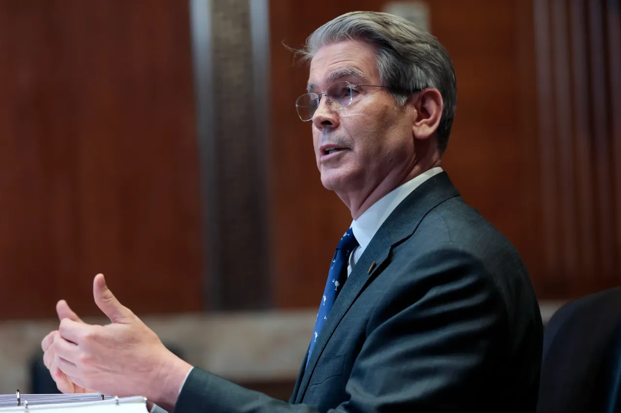 U.S. Treasury Secretary Scott Bessent testifies during hearing before the Senate Appropriations Committee in the Dirksen Senate Office Building on June 11, 2025 in Washington, DC.