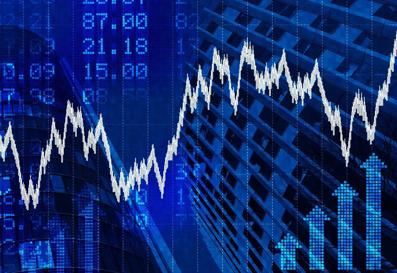 Stocks, shares background - stock photo (representative image courtesy of Sean Gladwell via Getty Images)