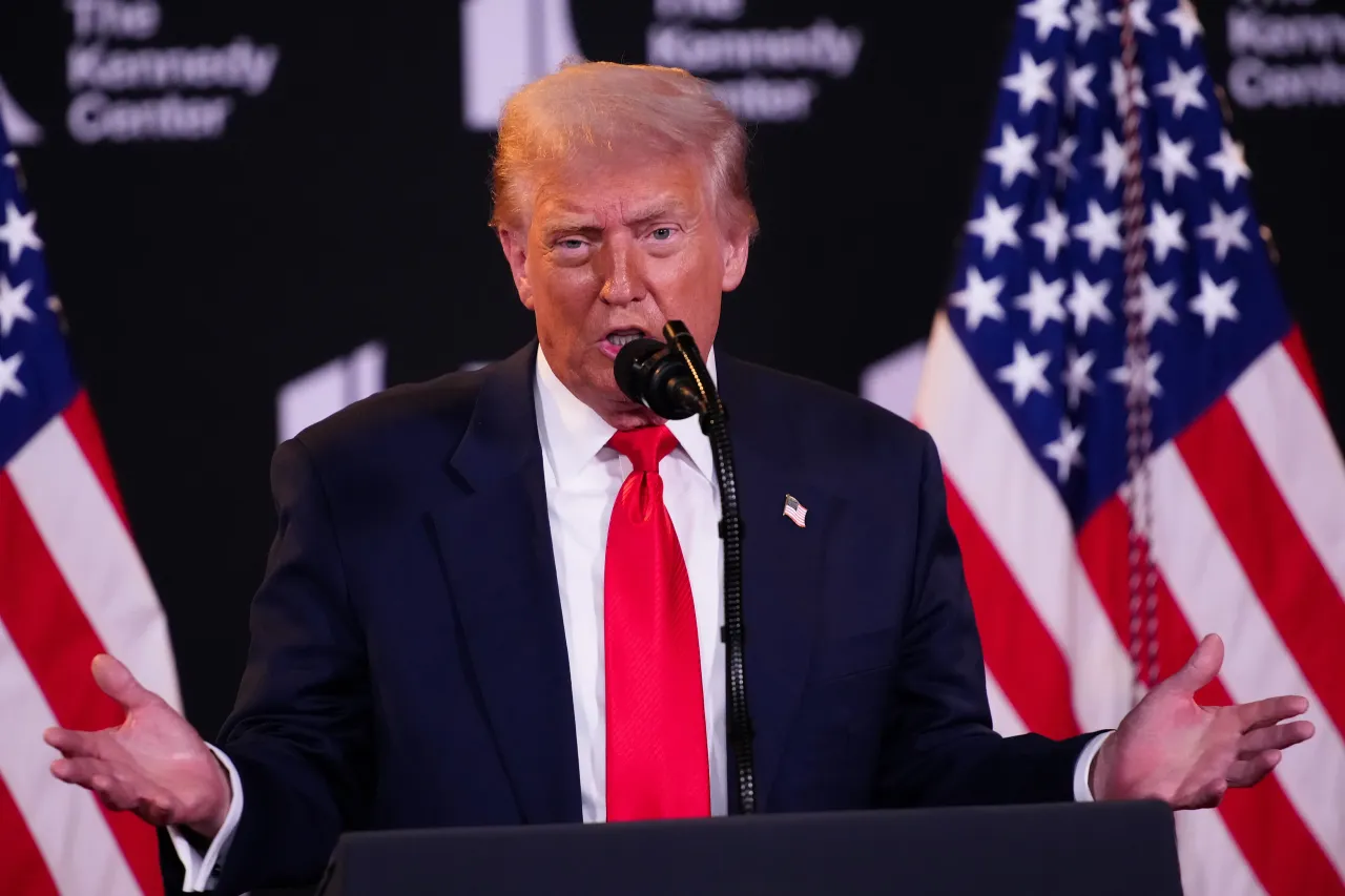 U.S. President Donald Trump speaks during an event at the Kennedy Center on August 13, 2025 in Washington, DC. 