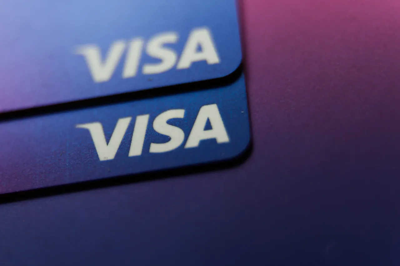 Visa cards are seen in this illustration photo taken in Krakow, Poland on March 29, 2024. 