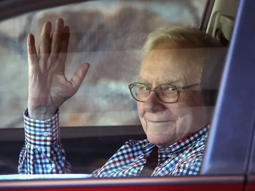 Warren Buffett, chairman of Berkshire Hathaway Inc., arrives for the Allen & Company Sun Valley Conference on July 8, 2014 in Sun Valley, Idaho.