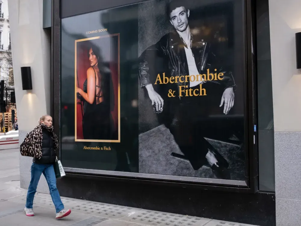 New Abercrombie & Fitch store under refurbishment on the corner of Bond Street and Oxford Street on 29th January 2025 in London, United Kingdom. (photo by Mike Kemp/In Pictures via Getty Images)