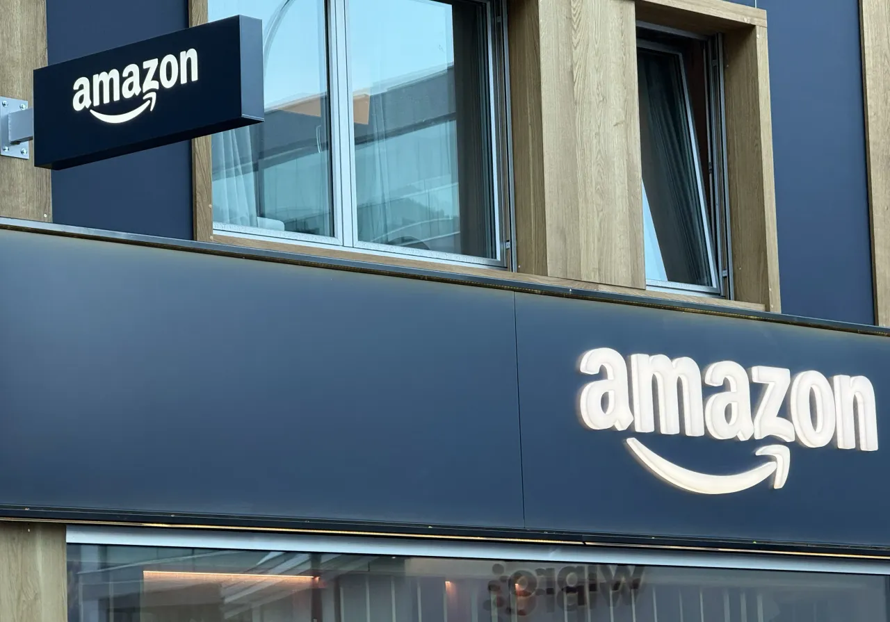 Amazon store is seen at Promenade Street in Davos, Switzerland on January 21, 2025. (Photo by Ömer Sercan Karku/Anadolu via Getty Images)