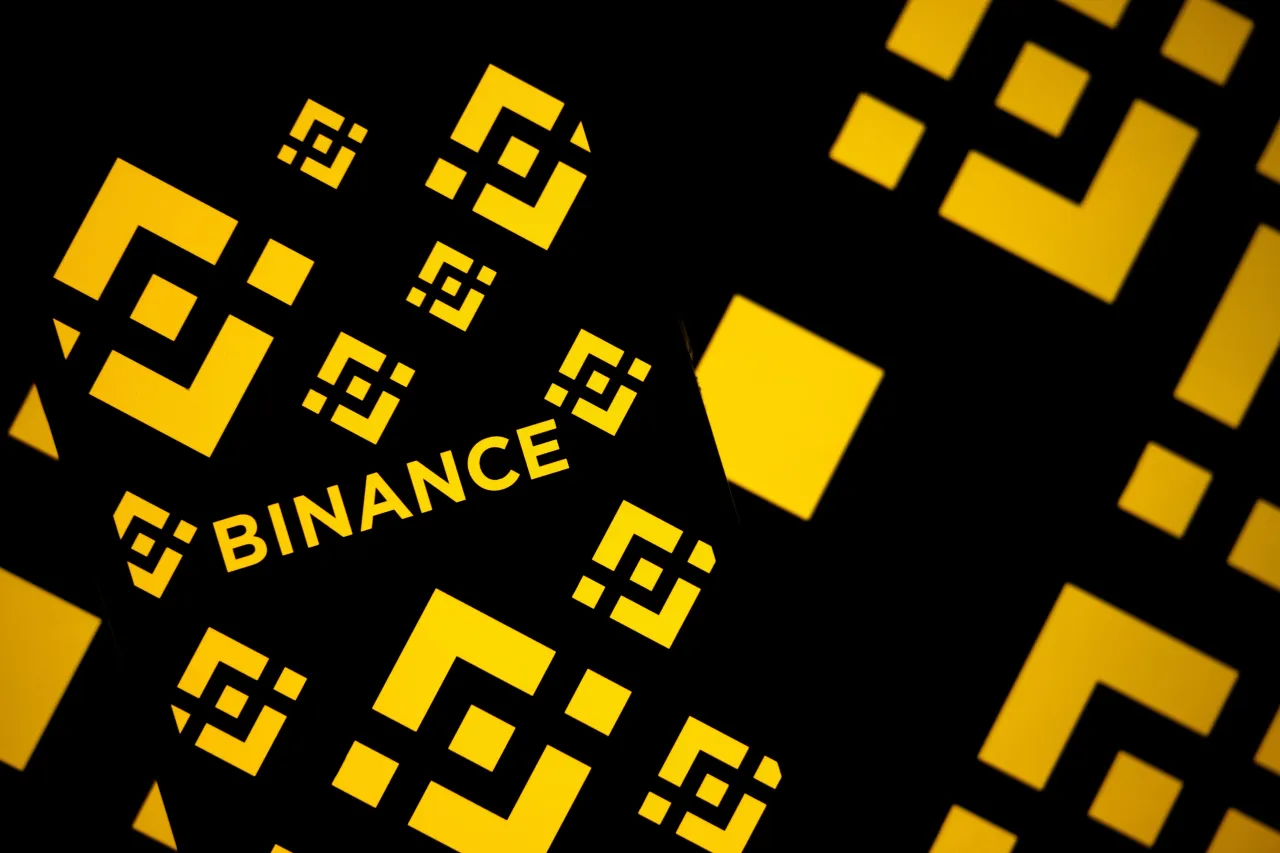In this photo illustration, the logo of the Binance crypto exchange is displayed on a screen in Ankara, Turkiye on March 24, 2025. (Photo by Didem Mente/Anadolu via Getty Images)