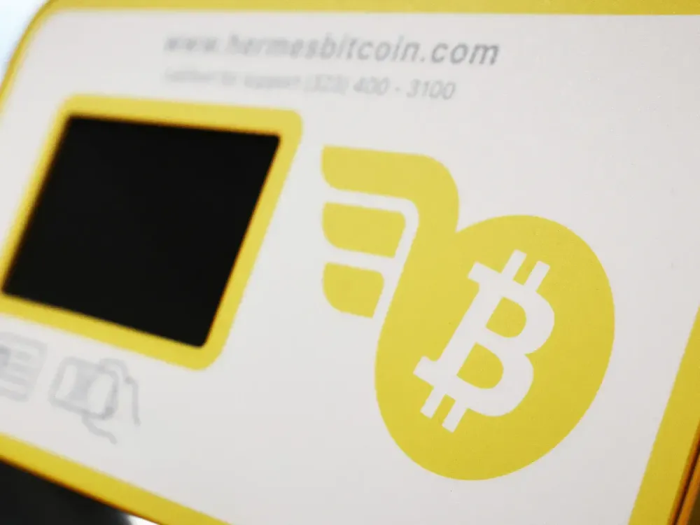 A Hermes Bitcoin ATM is seen in a gas station on December 9, 2024 in Pasadena, California. (Photo by Mario Tama/Getty Images)