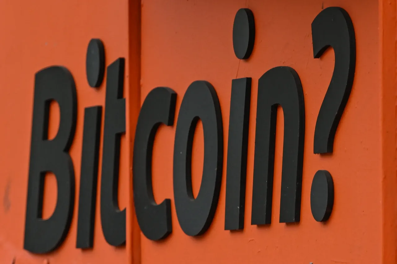 A Bitcoin inscription displayed outside a Bitcoin ATM, on November 20, 2024 in Krakow, Poland. (Photo by Artur Widak/NurPhoto via Getty Images)