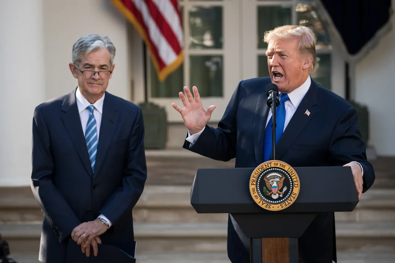 U.S. President Donald Trump introduces his nominee for the chairman of the Federal Reserve Jerome Powell during a press event in the Rose Garden at the White House, November 2, 2017