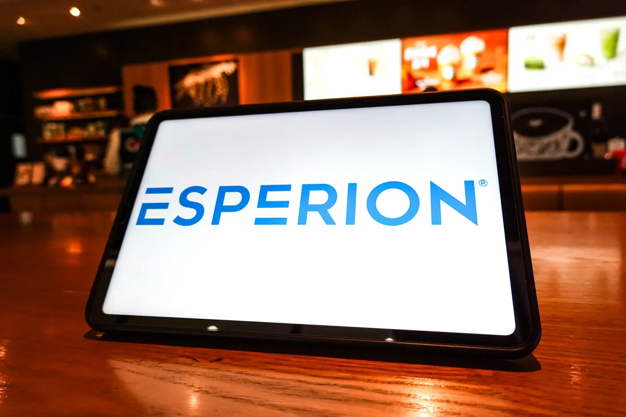In this photo illustration, the Esperion Therapeutics Inc. logo is displayed on the screen of a tablet. (Photo Illustration by Sheldon Cooper/SOPA Images/LightRocket via Getty Images)
