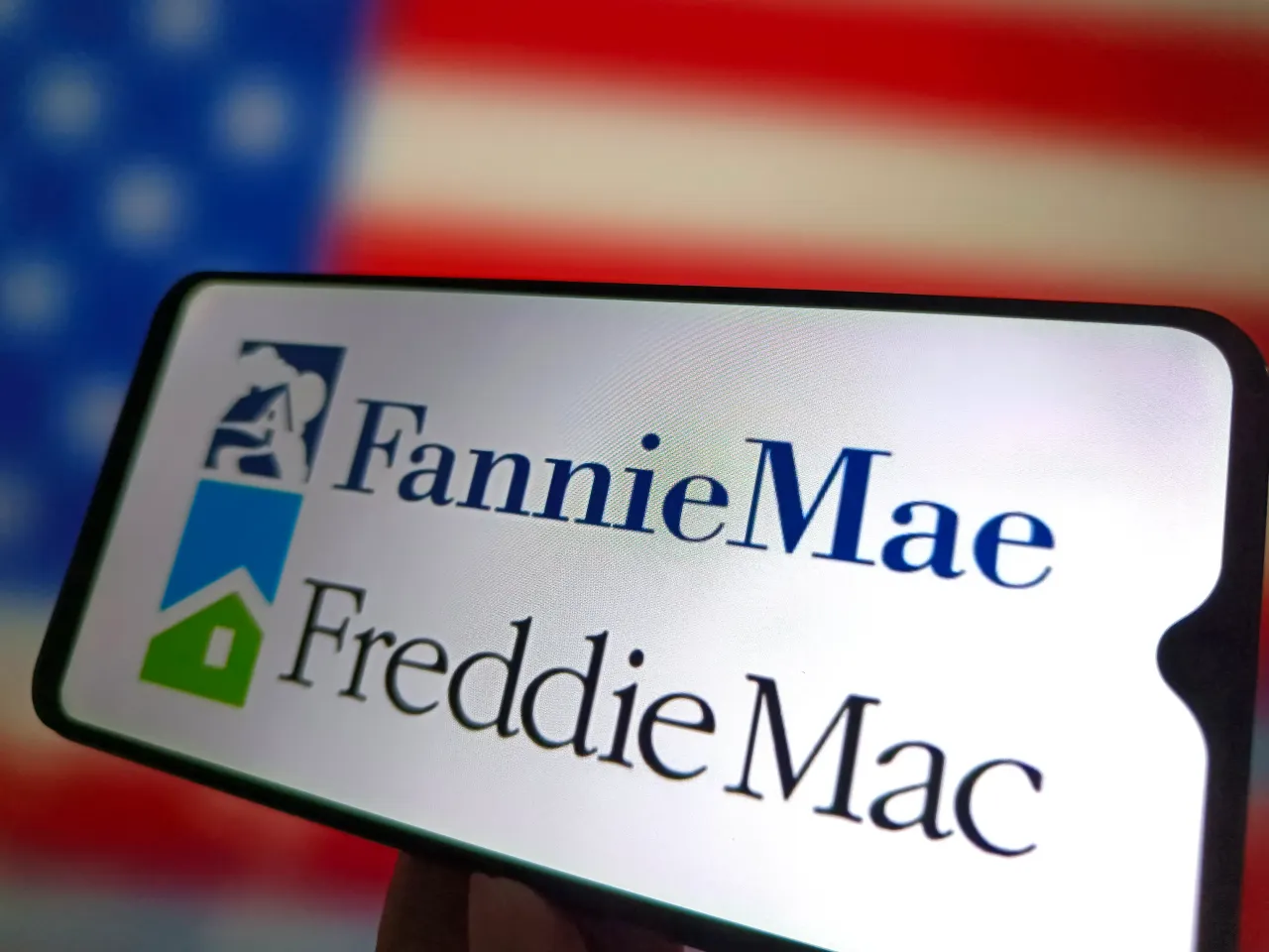 An illustration photo shows the Fannie Mae and Freddie Mac LOGO displayed in a smart phone in Suqian City, Jiangsu Province, China on May 28, 2025. (Photo credit should read CFOTO/Future Publishing via Getty Images)