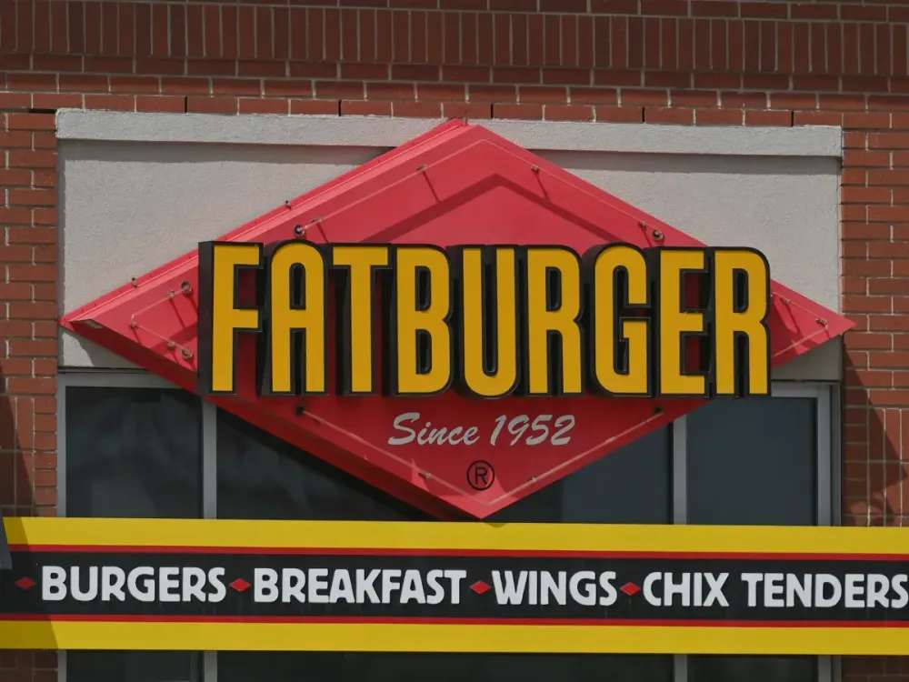 A Fatburger outlet in Edmonton, Alberta, Canada. (Photo by Artur Widak/NurPhoto via Getty Images)
