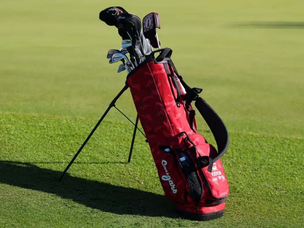 Golf bag of Kieron Van Wyk of South Africa at the Puerto Rico Open 2025 in Rio Grande, Puerto Rico. (Photo by Kevin C. Cox/Getty Images)