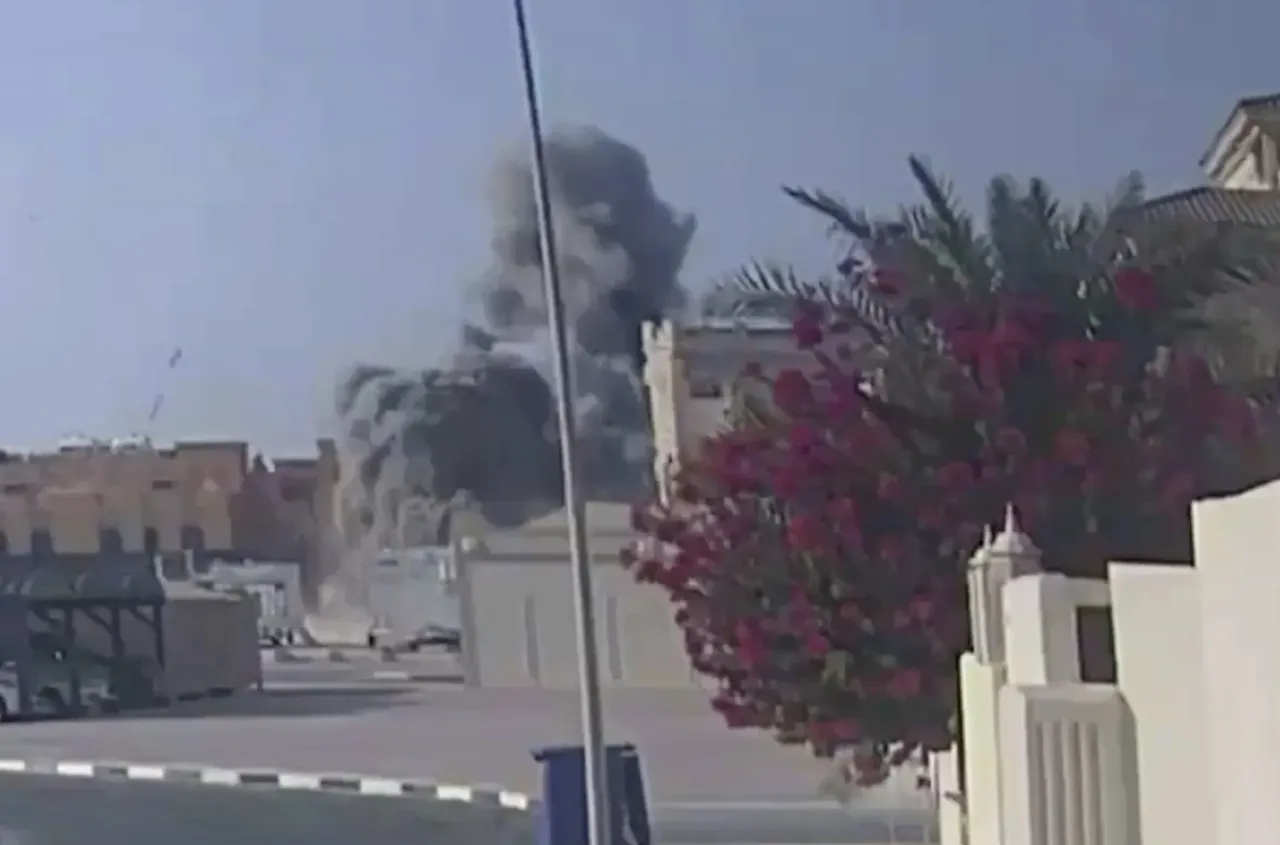 Security footage captures the moment of an Israeli strike targeting Hamas leaders in Doha, Qatar, on September 9, 2025. (Photo by Security Camera/Anadolu via Getty Images)