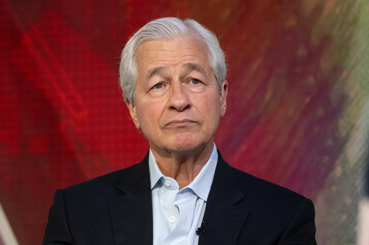 JPMorgan Chase CEO Jamie Dimon during an interaction