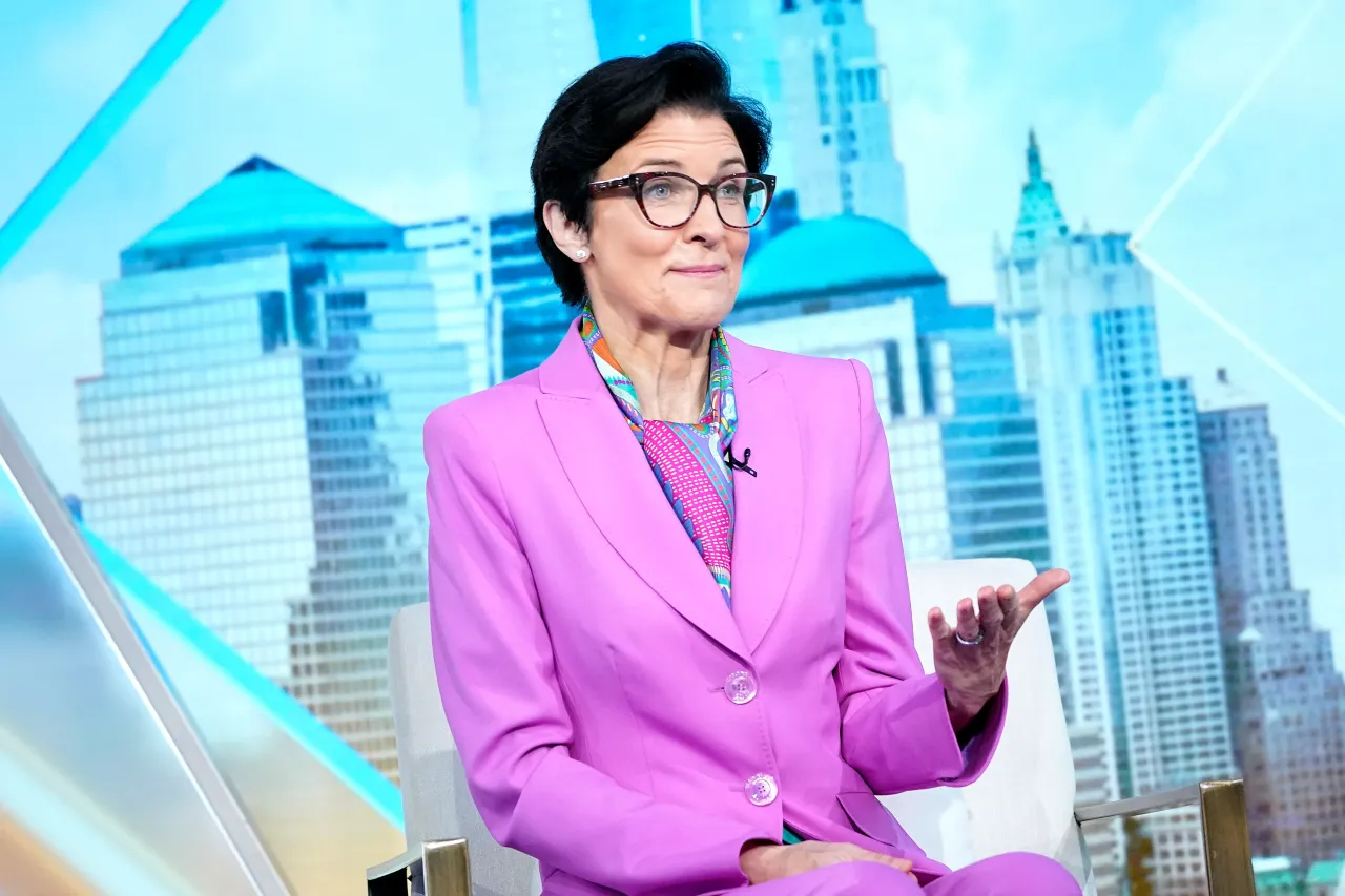 Chief executive officer of Citigroup Jane Fraser at FOX Business Network's "Mornings With Maria" at Fox Business Network Studios on May 29, 2025 in New York City. (Photo by John Lamparski/Getty Images)