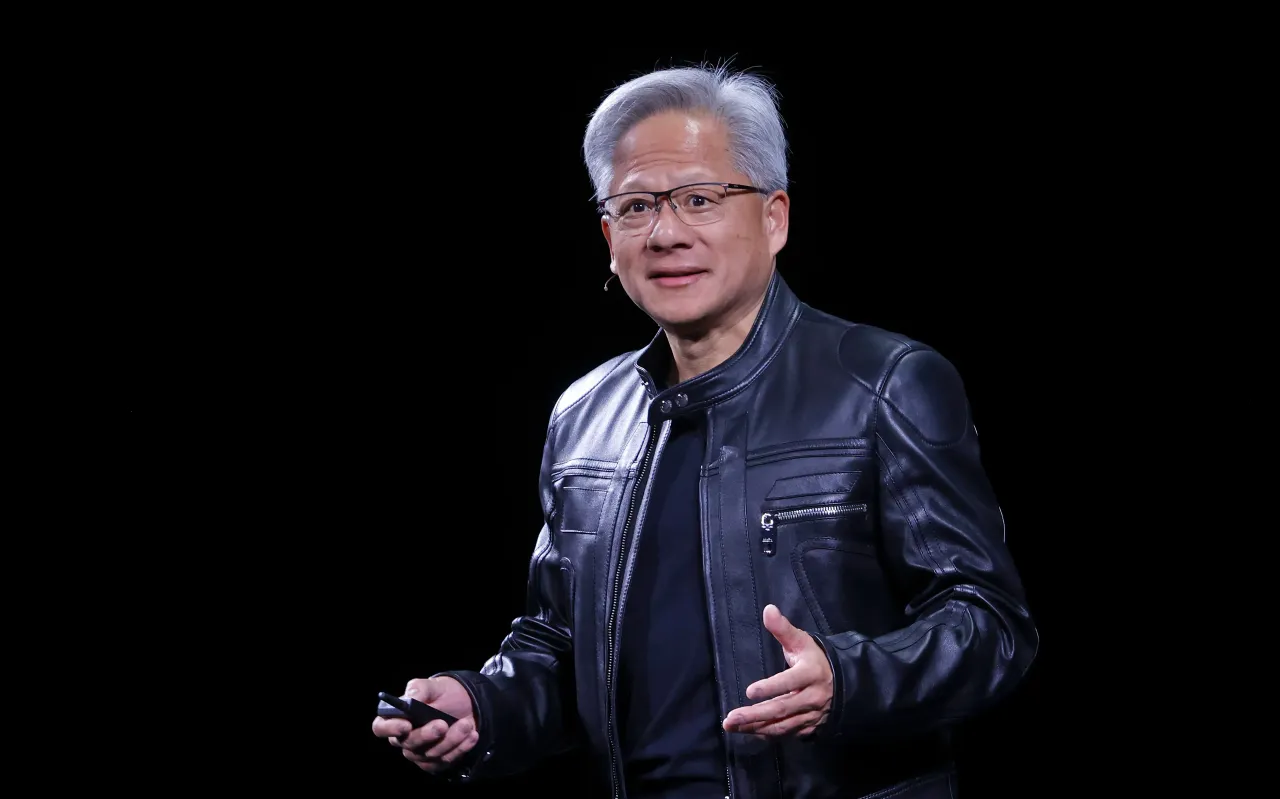 Chief executive officer of Nvidia Corp., Jensen Huang attends the 9th edition of the VivaTech trade show at the Parc des Expositions de la Porte de Versailles on June 11, 2025, in Paris. (Photo by Chesnot/Getty Images)