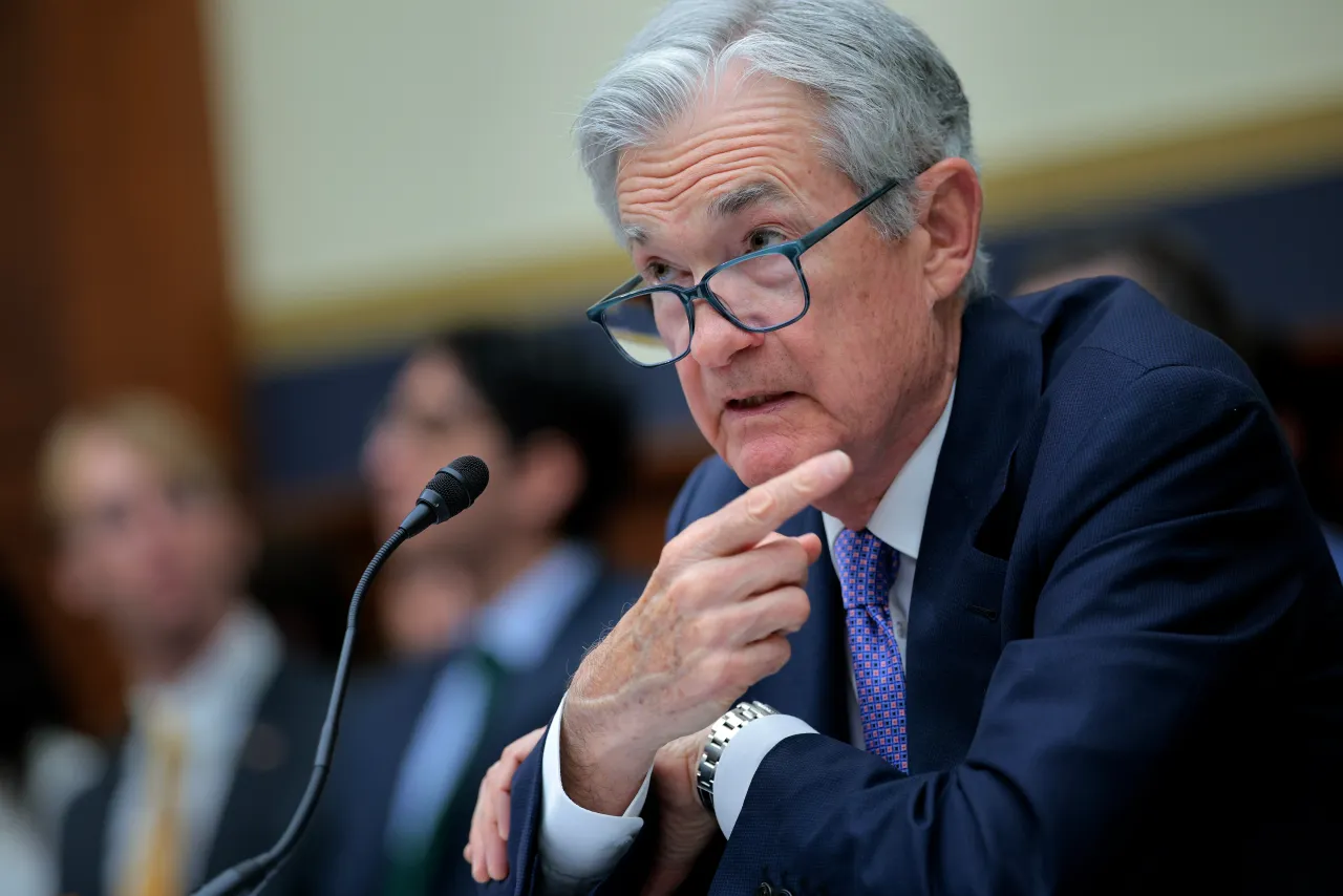 Federal Reserve Chair Jerome Powell testifies before the House Financial Services Committee in the Rayburn House Office Building on Capitol Hill