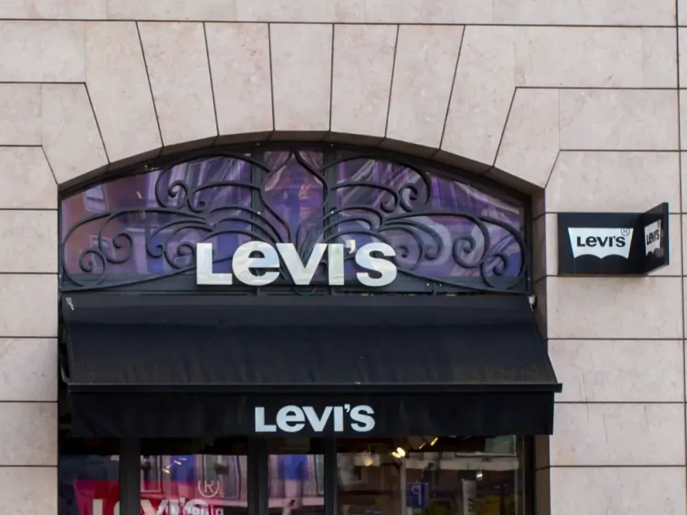 A Levis storefront is in Lisbon, Portugal, on April 18, 2025. (Photo by Luis Boza/NurPhoto via Getty Images)