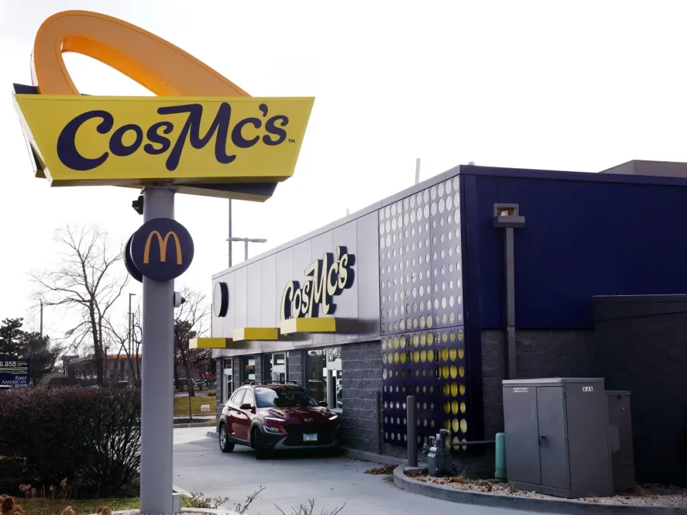 The first CosMc’s restaurant opened in Bolingbrook, Illinois. (Photo by Scott Olson/Getty Images)