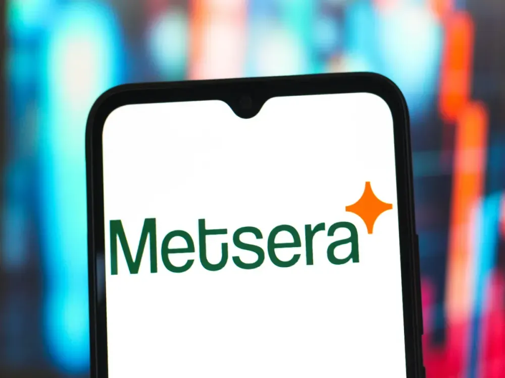 In this photo illustration, the Metsera logo is seen displayed on a smartphone screen. (Photo Illustration by Thomas Fuller/SOPA Images/LightRocket via Getty Images)