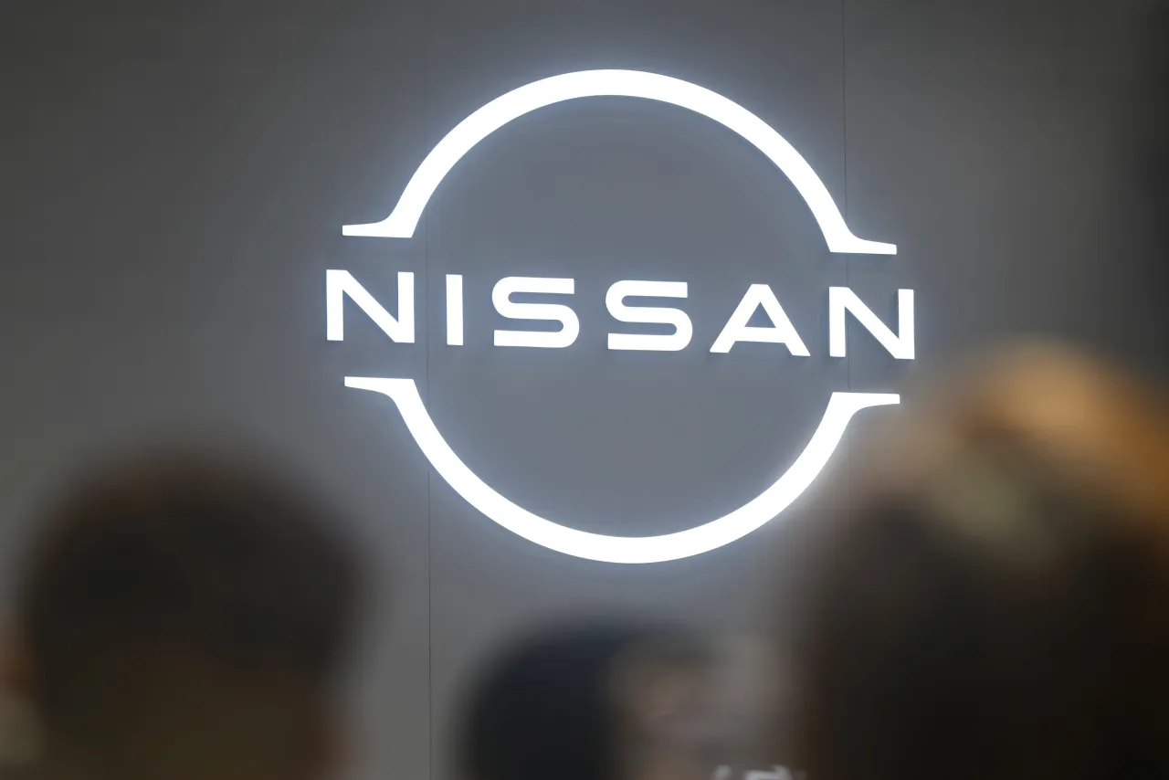 The Nissan logo displayed at an auto show in Hangzhou, Zhejiang Province, China. (Photo credit should read CFOTO/Future Publishing via Getty Images)