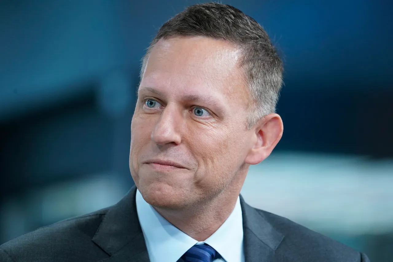 Entrepreneur, venture capitalist and Palantir co-founder Peter Thiel