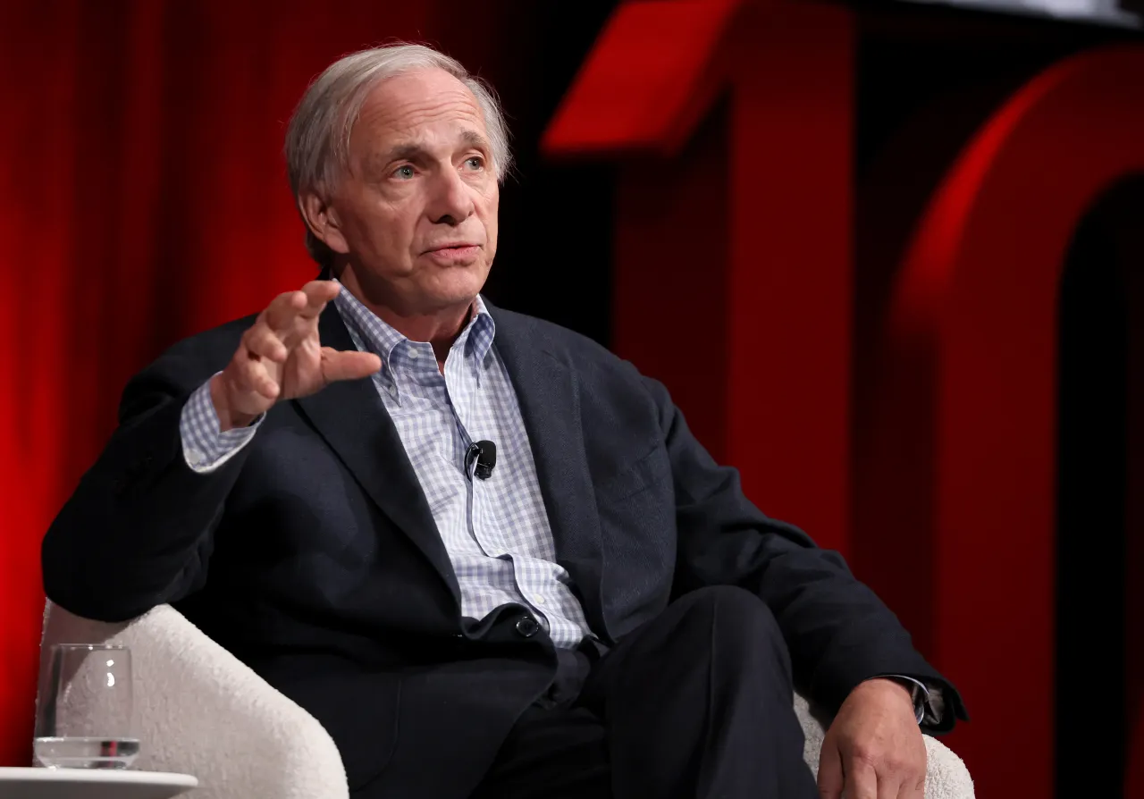 Ray Dalio speaks onstage during the 2025 TIME100 Summit at Jazz at Lincoln Center on April 23, 2025 in New York City. (Photo by Jemal Countess/Getty Images for TIME)