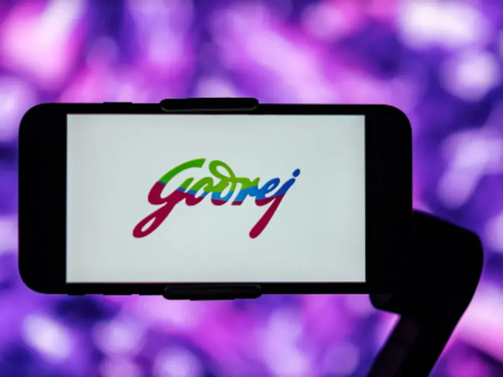  In this photo illustration, the logo of Godrej seen displayed on a mobile phone screen. (Photo Illustration by Idrees Abbas/SOPA Images/LightRocket via Getty Images)
