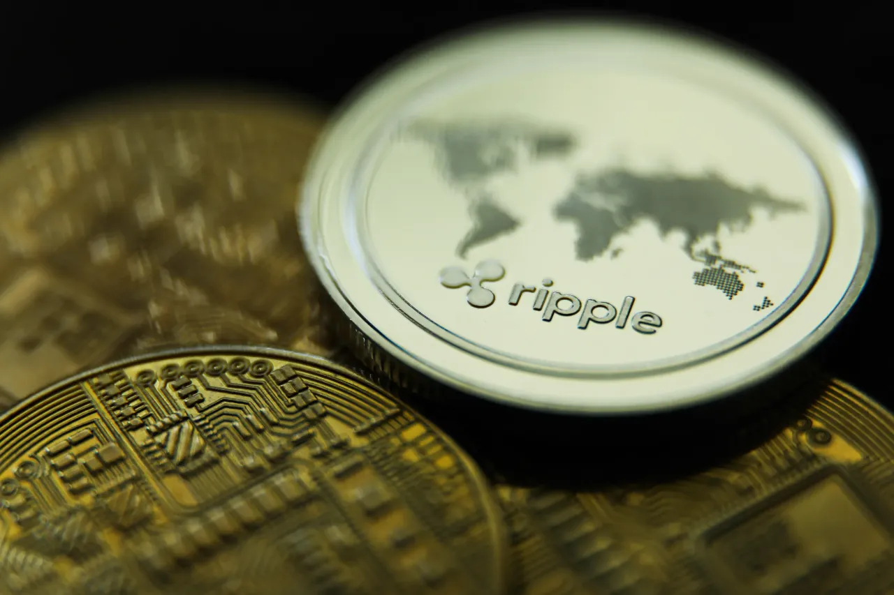 Representation of Ripple cryptocurrency is seen in this illustration photo taken in Krakow, Poland on June 4, 2021. (Photo Illustration by Jakub Porzycki/NurPhoto via Getty Images)