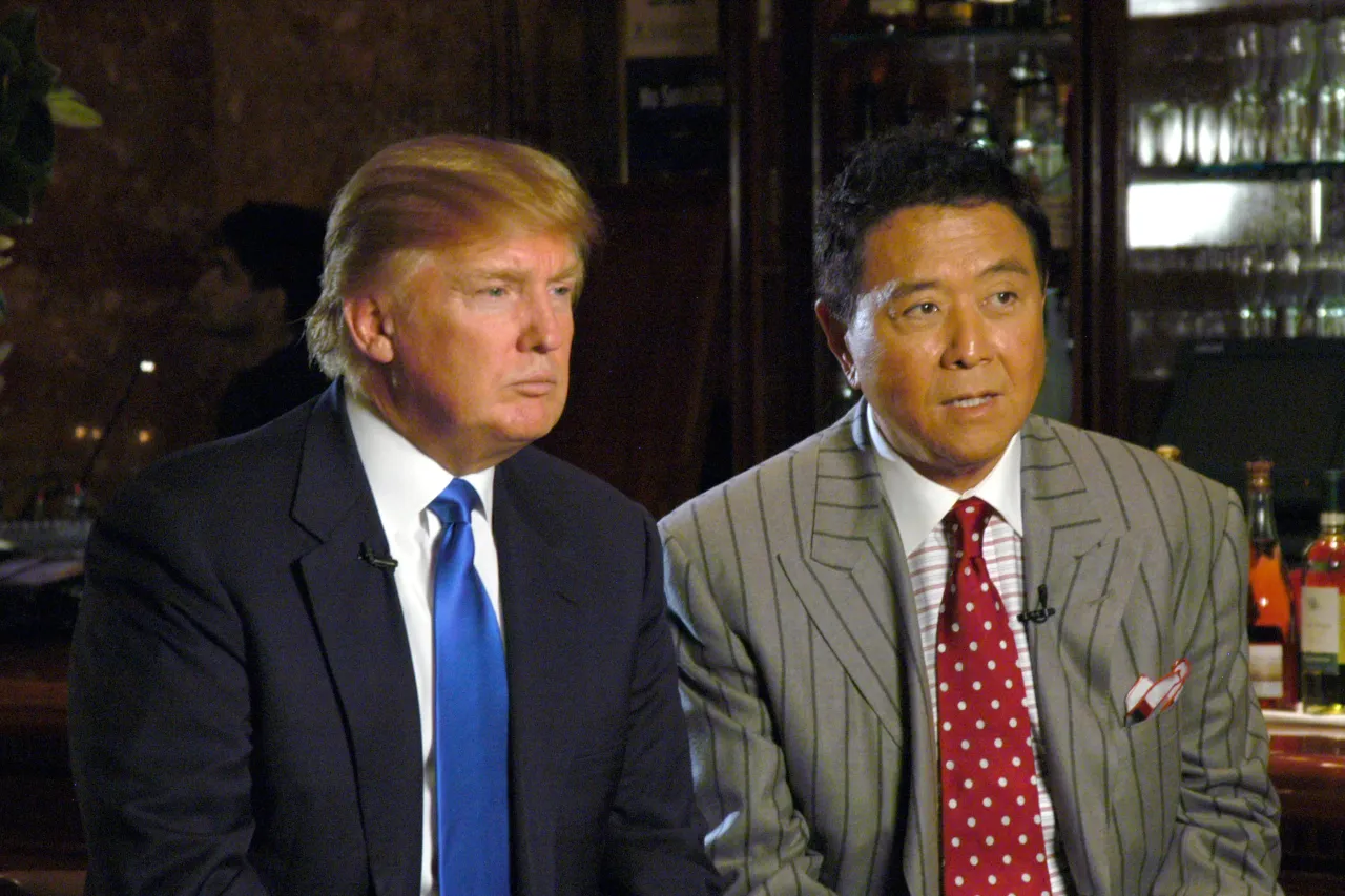 Donald Trump and Robert Kiyosaki attend Why We Want You to Be Rich: Two Men-One Message at Trump Tower on October 12, 2006 in New York City. (Photo by Matt Carasella/Patrick McMullan via Getty Images)