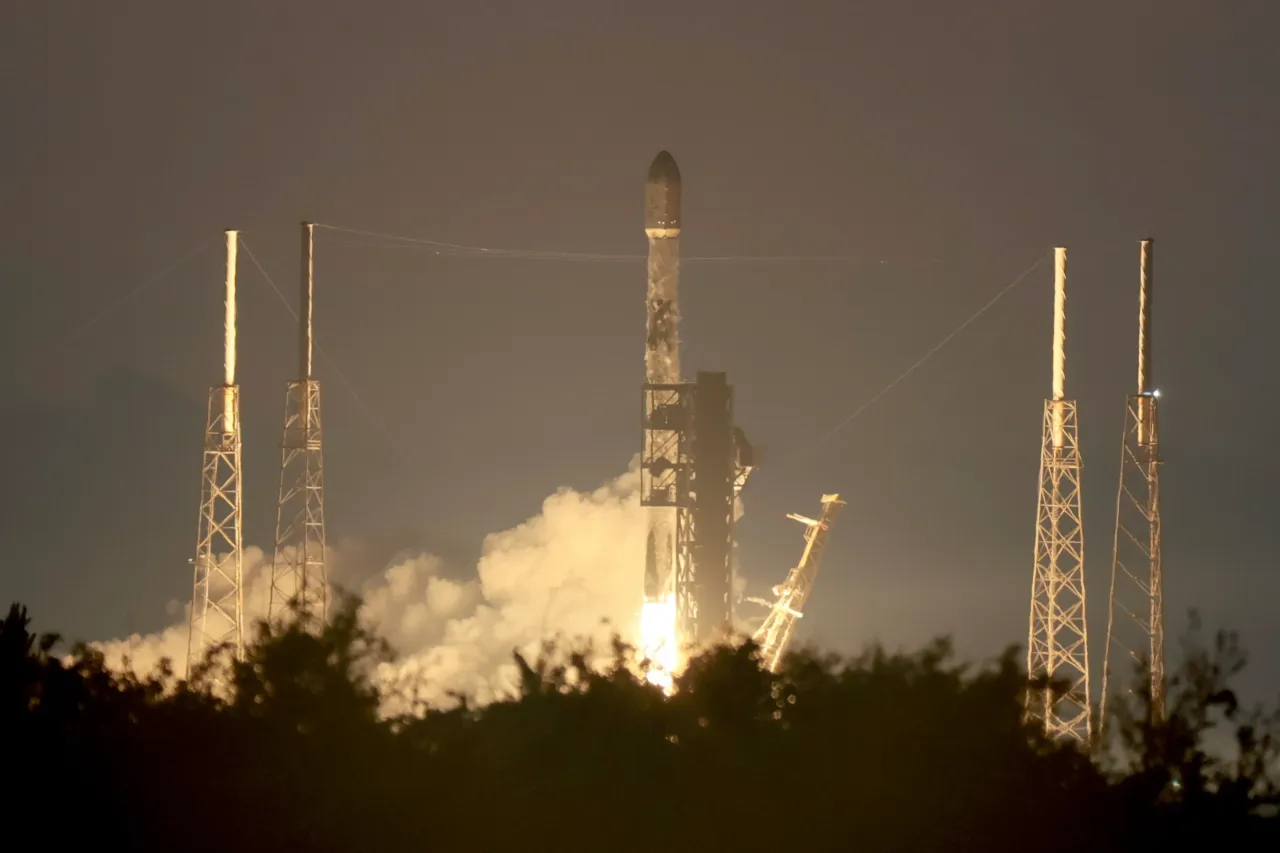 A Spacex Flacon 9 rocket lifts off from Space Launch Complex 40 on June 08, 2026 in Cape Canaveral Space Force Station, Florida. (Photo by Joe Raedle/Getty Images)