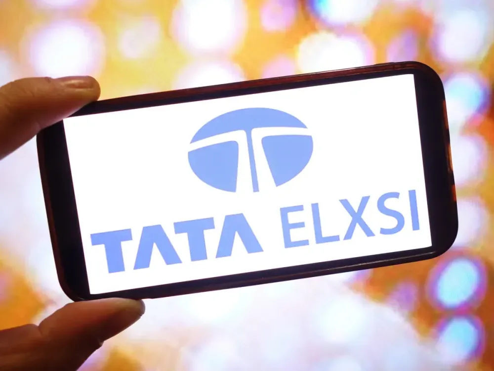 In this photo illustration, the Tata Elxsi company logo is seen displayed on a smartphone screen. (Photo Illustration by Piotr Swat/SOPA Images/LightRocket via Getty Images)