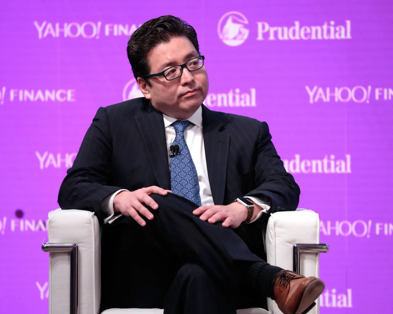 FundStrat Global Advisors Managing Partner Tom Lee speaks onstage at Yahoo Finance All Markets Summit on October 25, 2017 in New York City. (Photo by Cindy Ord/Getty Images for Yahoo)