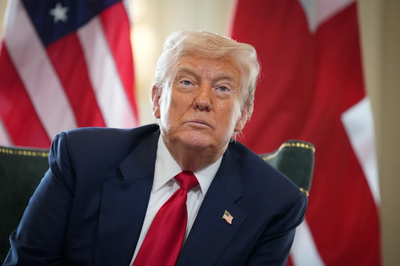 U.S. President Donald Trump is visiting his Trump Turnberry golf course, as well as Trump International Golf Links in Aberdeenshire. (Photo by Christopher Furlong/Getty Images)