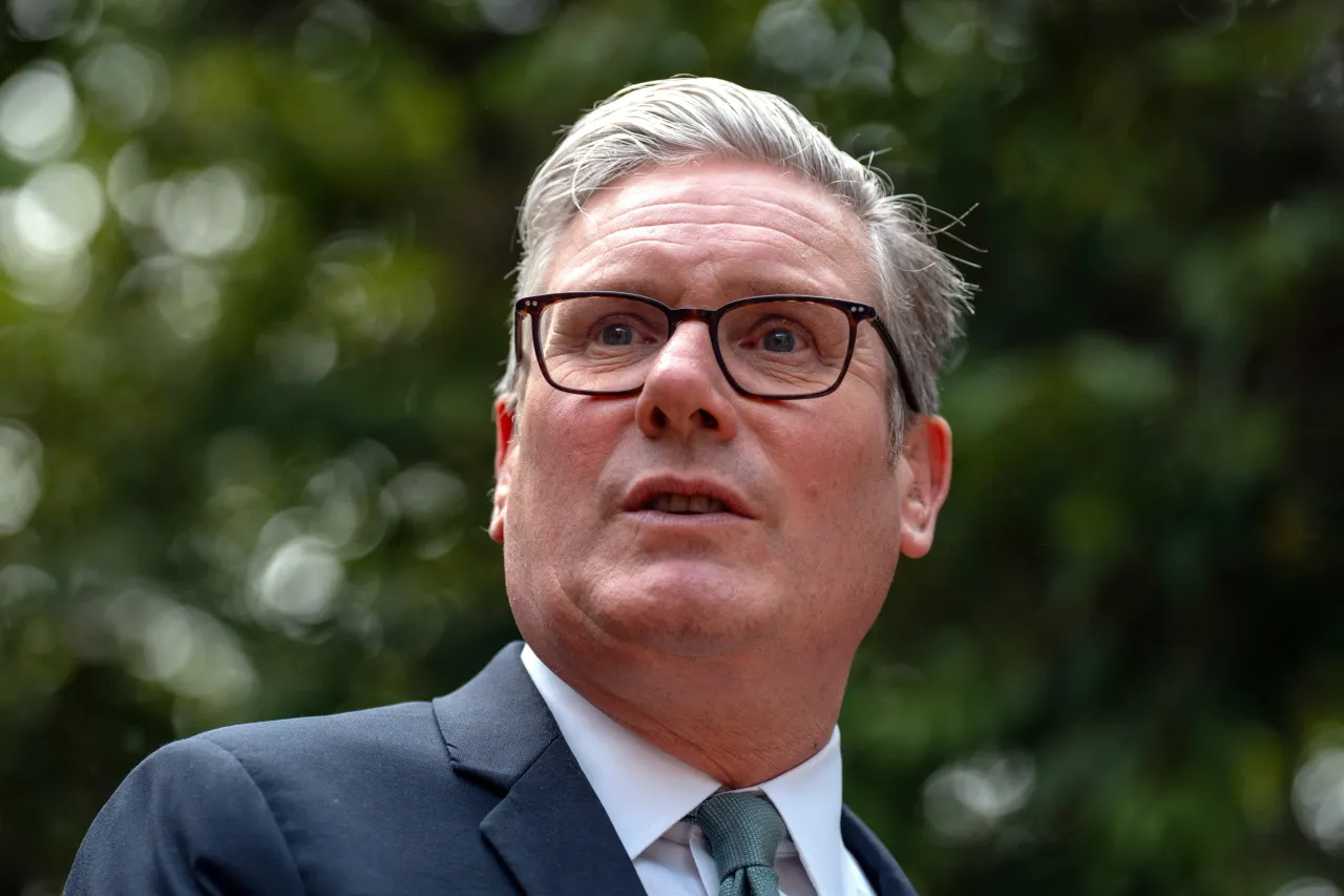 British Prime Minister, Keir Starmer, speaks during a reception for public sector workers at 10 Downing Street on July 1, 2025 in London, England. (Photo by Carl Court/Getty Images)