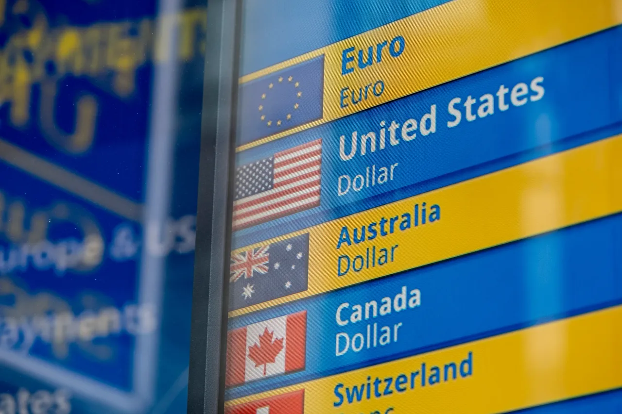 Screen outside a currency exchange displays the exchange rates of various different countries on 3rd June 2025 in London, United Kingdom. (photo by Mike Kemp/In Pictures via Getty Images)