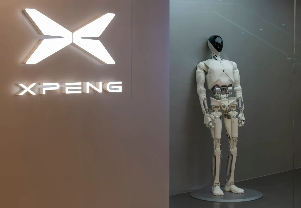 XPENG AI Robot Iron, XPENG's latest humanoid robot, Hong Kong, China. (Photo by: Bob Henry/UCG/Universal Images Group via Getty Images)