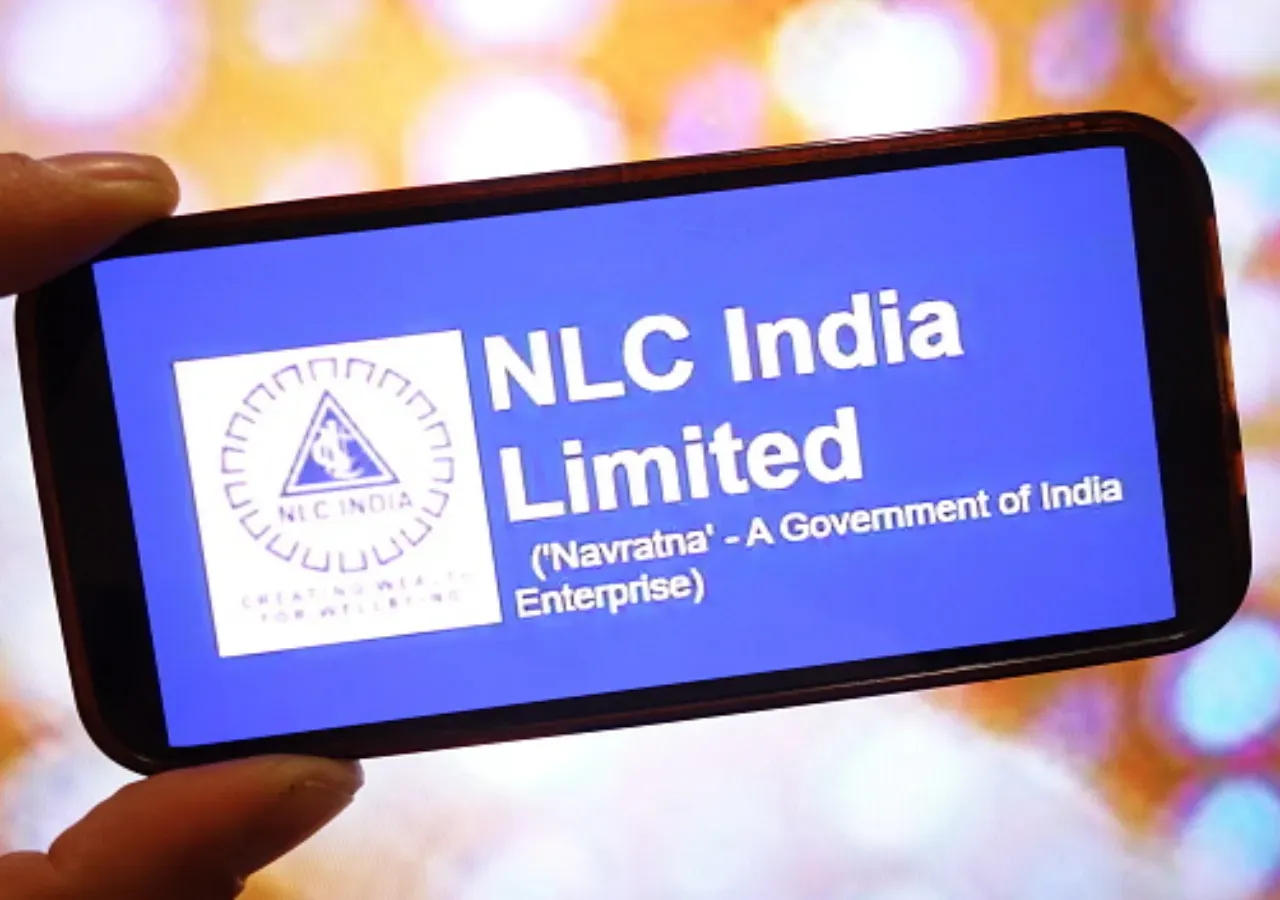 In this photo illustration, the NLC India company logo is seen displayed on a smartphone screen. (Photo Illustration by Piotr Swat/SOPA Images/LightRocket via Getty Images)