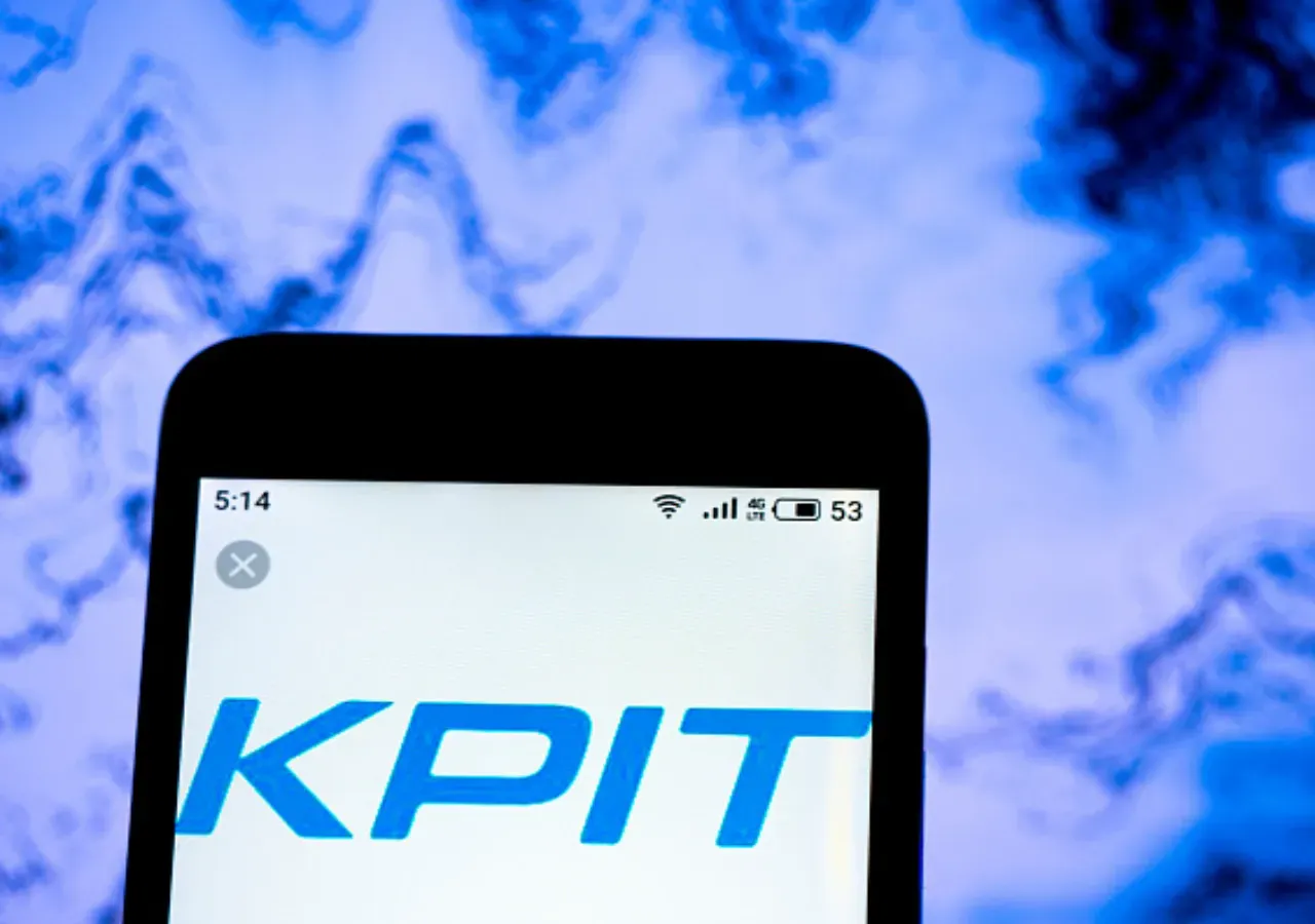 In this photo illustration a KPIT Technologies Limited logo seen displayed on a smartphone. (Photo Illustration by Igor Golovniov/SOPA Images/LightRocket via Getty Images)